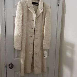 Moda international white coat